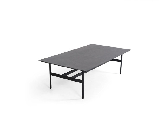 Mesa de centro negra Diseño de mobiliario de salón Sofá Nueva mesa de café Möbel