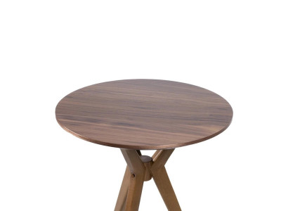 Mesa auxiliar de madera, muebles de salón, diseño moderno, mesa de café, decoración.
