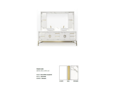 Armario de baño blanco Muebles de baño Estantería Armario de baño Estantes de madera
