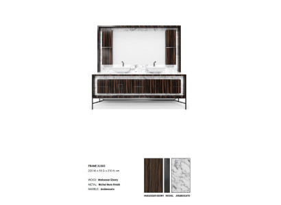 Moderno armario de baño italiano en estilo italiano EstroCollezioni