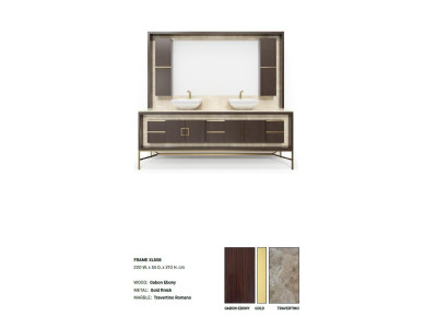 Armario de baño marrón, mueble de baño, estante, armario de baño de madera, estantes de madera.