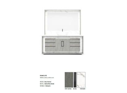 Gabinete de baño gris, muebles de baño, estantería de gabinete de baño, estantes de madera.