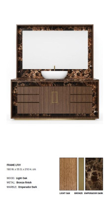 Armario de baño marrón, muebles de baño, estantería de baño, estantes de madera para el cuarto de baño.