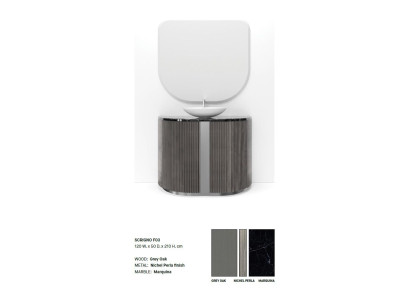 Gabinete de baño gris Muebles de baño Estantería Gabinete de baño Estantes de madera Muebles