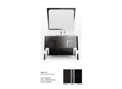 Armario de baño negro Muebles de baño Estantes Armario de baño Estante de madera
