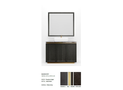 Armario de baño negro, muebles de baño, estantería, estantería de baño, estantes de madera