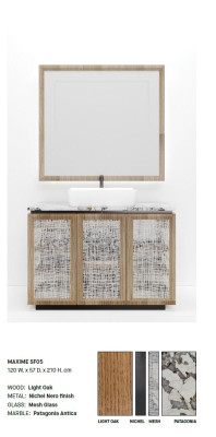 beige Lavabo italiano para baño Lavabo Clásico beige nuevo