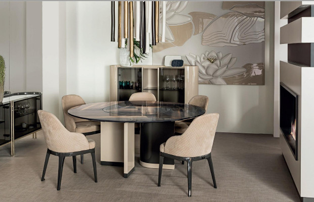 Comedor Mesa de Cocina Mesa de Comedor Sillas Mesa de Comedor Cristal Diseño Vitrina Nuevo 5 piezas