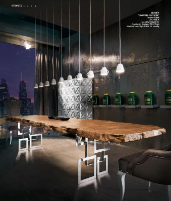 Mesa de comedor italiana Mesas de madera Muebles Mesa de comedor estilo moderno Mesa Italia.