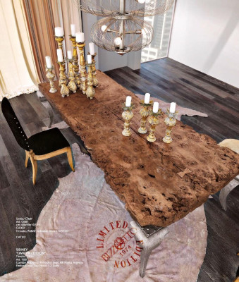 Mesa de comedor Muebles Mesa Italia Muebles de madera maciza Comedor