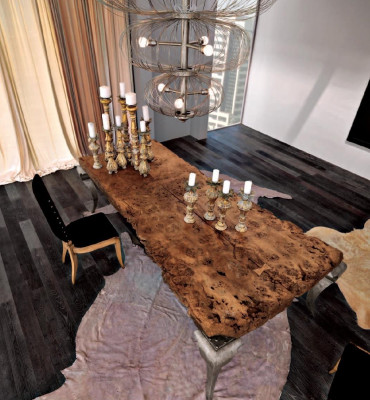 Mesas Muebles Mesa de comedor Estilo antiguo Madera maciza Mesas de comedor italianas Mesa Madera