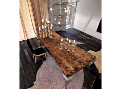 Mesas Muebles Mesa de comedor Estilo antiguo Madera maciza Mesas de comedor italianas Mesa Madera