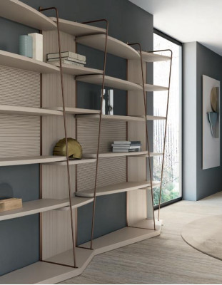 Diseño de vitrinas mueble de pared estantería estantería italiana armarios muebles nuevos