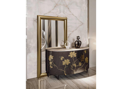 Cómoda aparador Muebles italianos Armario de salón Brillo alto Diseño de lujo