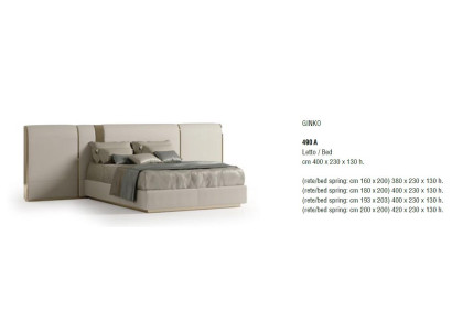 Cama doble Doppel Bizzotto Muebles Cama Dormitorio Muebles italianos Camas Nuevas