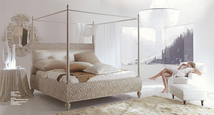 Cama doble de diseñador de madera - Nueva dimensión de confort para dormir con elegantes marcos de cama