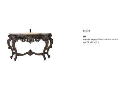 Muebles de baño diseño marrón en consola de lujo Bizzotto Italia aparador