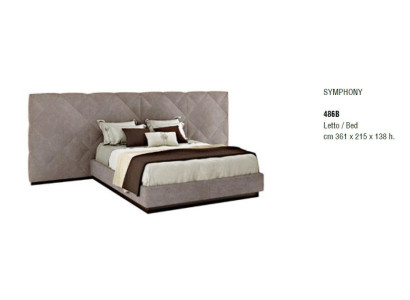 Cama doble Camas Muebles Bizzotto Cama Diseño Dormitorio Muebles italianos Nuevo