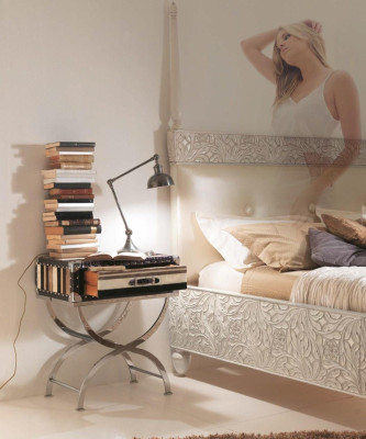 cama doble muebles cama Italia Bizzotto camas tapizadas lujo dormitorio cama