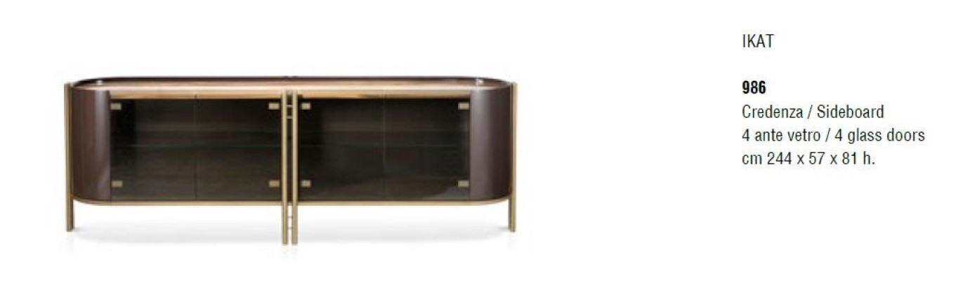 Cómoda Aparador Armario Aparador Diseño italiano Muebles de lujo de madera maciza
