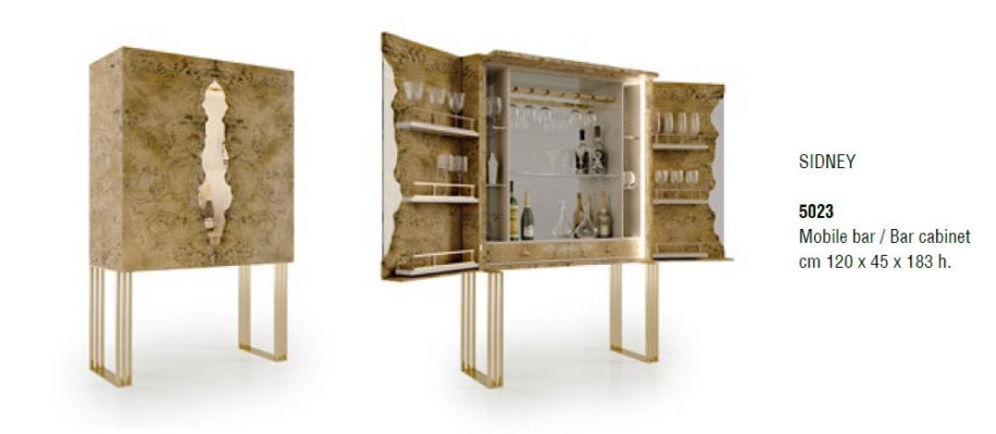 Bar Armario Armario de vinos Cómodas de madera Aparador Bar en casa Calidad de hotel Barra de habitación