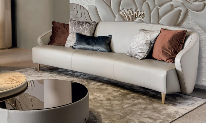 Muebles de sala italiana de tres plazas Bizzotto diseño sofá conjunto de mobiliario para sala de estar.