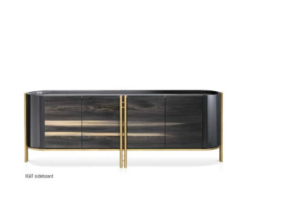 Aparador de madera maciza para la sala de estar, mueble de comedor de diseño Bizzotto, nuevo.
