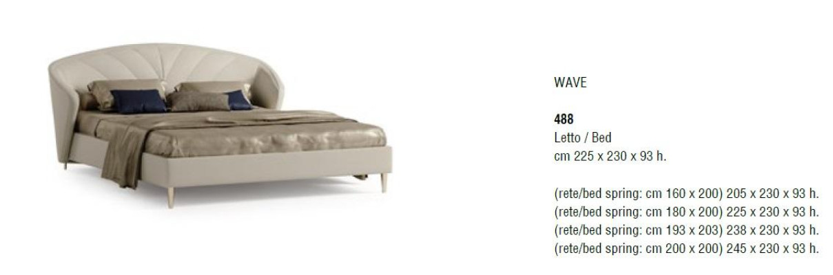 Cama Cama doble Hotel Muebles Bizzotto Diseño Dormitorio Camas italianas Nuevo