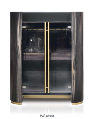 Mueble de bar diseño gabinete sala de estar armario de madera maciza muebles Bizzotto.