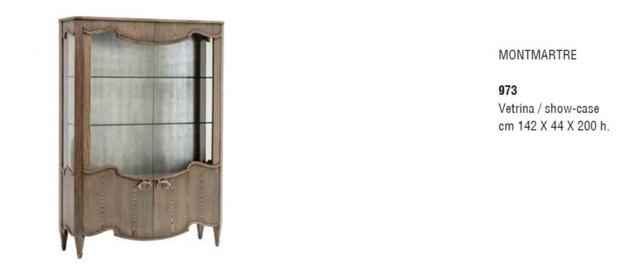 Mueble italiano, vitrinas, armarios de vidrio, armario de vidrio, vitrina, muebles barrocos