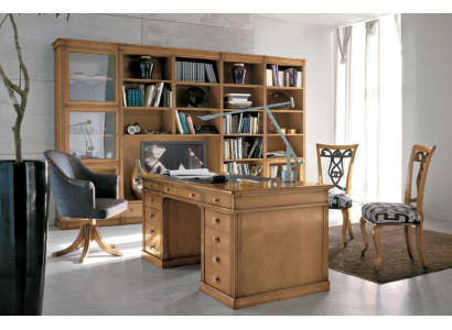 Muebles de oficina italianos Mesa de oficina Muebles Escritorio de madera maciza Mesas Nuevas