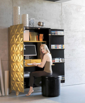 Armario Escritorio de madera Escritorio Computadora Mesas Muebles Aparador Armario alto Cómoda