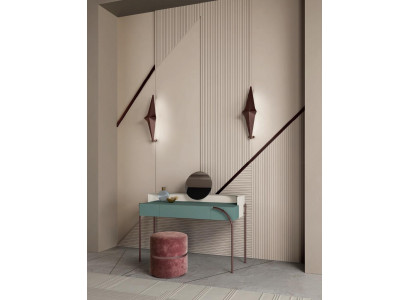 Mesa de consola diseño de taburete de madera Mesitas de noche Mesa de lujo Consolas Bizzotto Nuevo
