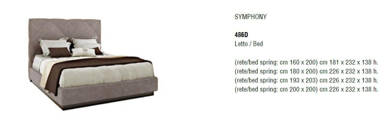Cama doble clásica muebles Bizzotto Nuevo diseño Dormitorio italiano