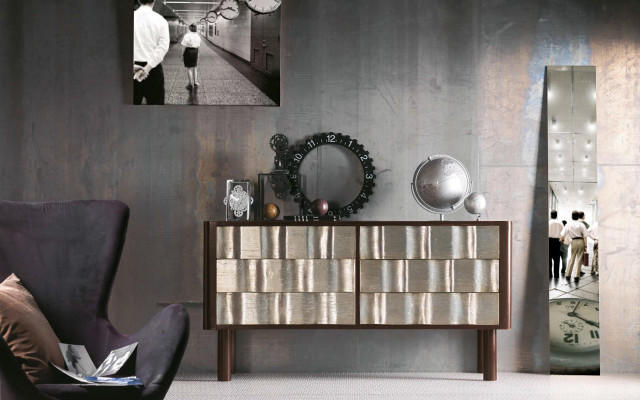 Cómoda Aparador Credenza Muebles Estilo Clásico Madera Lujo Nuevo Armario Perchero