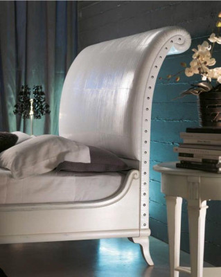 Dormitorio doble blanco moderno 180x200 cama doble marco de cama cama de madera