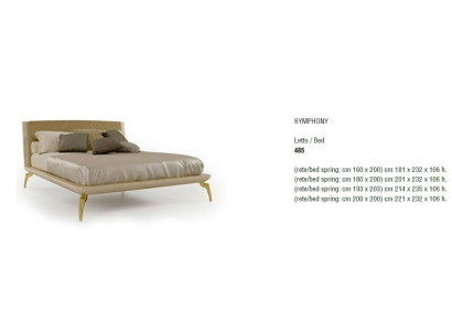 Cama doble Doble Bizzotto Muebles Nuevo Diseño Dormitorio Muebles Italianos Nuevo