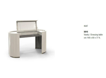 Mesa de tocador diseño de mobiliario para dormitorio de la marca Bizzotto, nueva.