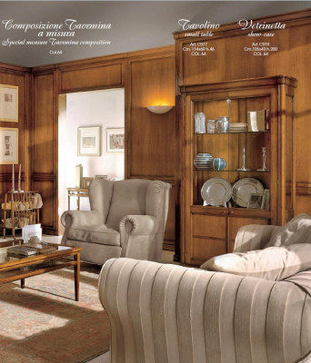 Salón Aparador Armario de cristal Vitrina Comedor Aparador Muebles de madera Armarios