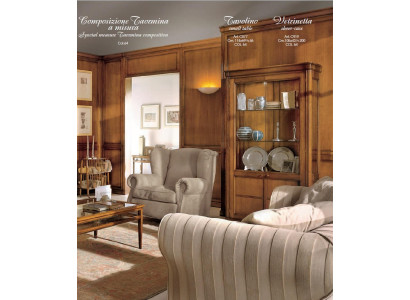 Salón Aparador Armario de cristal Vitrina Comedor Aparador Muebles de madera Armarios
