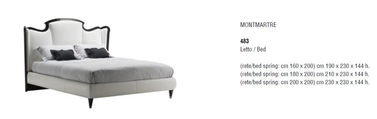 Cama doble Doble mueble Bizzotto Diseño nuevo Dormitorio Muebles italianos Nuevos