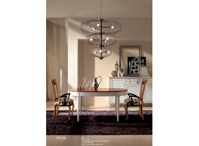 Mesa extensible de comedor Mesa de madera Mesas Diseño moderno Comedor Lujo Muebles