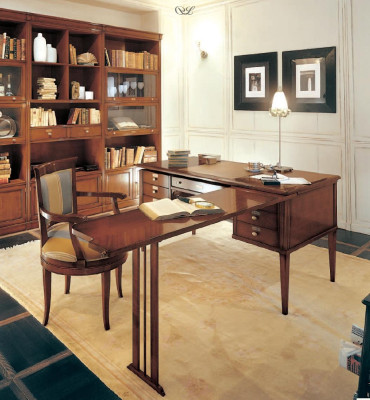 Escritorios Muebles italianos Oficina Madera Mesas Mesa Secretaria Escritorio