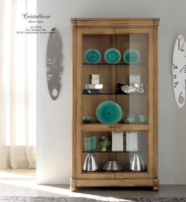 Vitrina Muebles de madera maciza Vitrinas de vidrio Armario de madera sólida Aparador Sala de estar