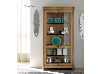 Vitrina Muebles de madera maciza Vitrinas de vidrio Armario de madera sólida Aparador Sala de estar