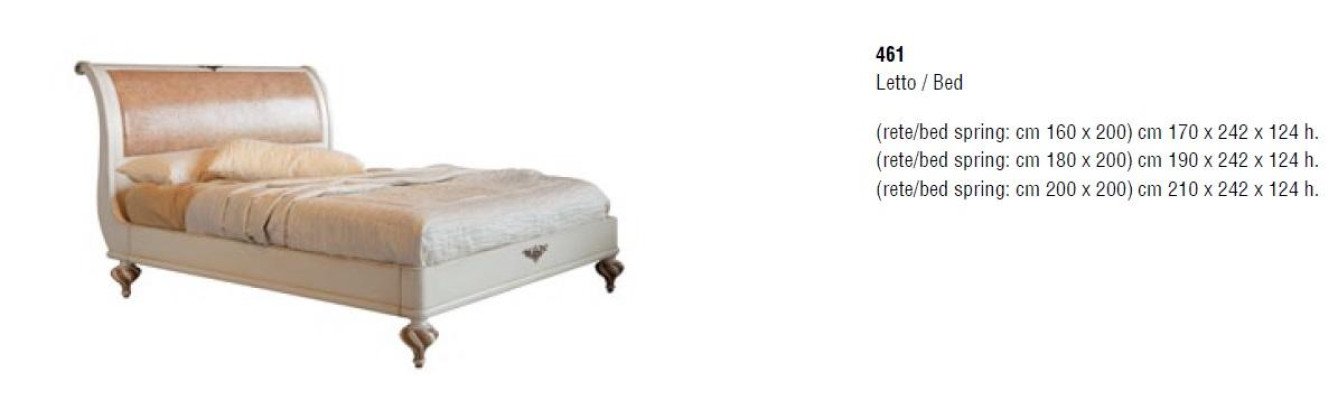 Diseño de cama de lujo doble de madera para habitación de hotel matrimonial Italia.