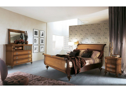 Cama doble Hotel Camas Dormitorio Estructuras de cama de madera Muebles tapizados Diseño