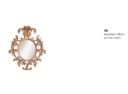 Bizzotto Gold espejo de pared, espejo antiguo italiano, espejo, muebles de salón