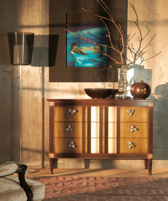 Cómoda Guardarropa Cómoda Mueble Estilo Antiguo Madera Nuevo Lujo Cómoda Aparador