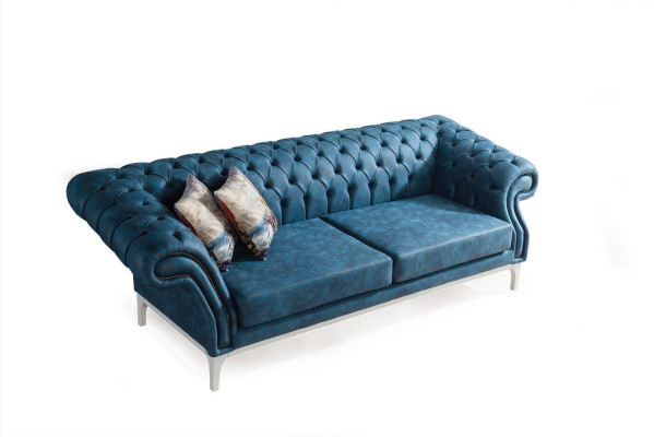 Sofás tapizados de 3 plazas estilo moderno para salón, sofás-cama, muebles de diseñador.